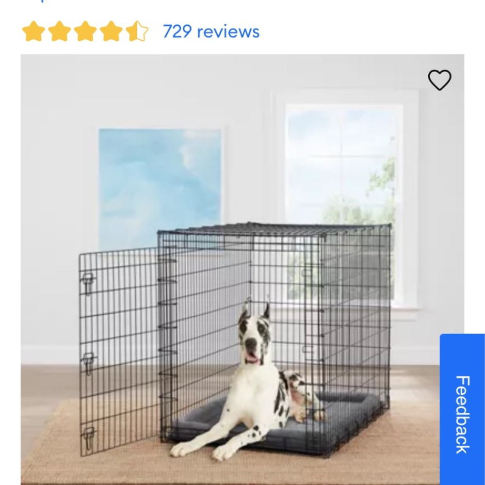 Two door retriever medium/large dog Kennel